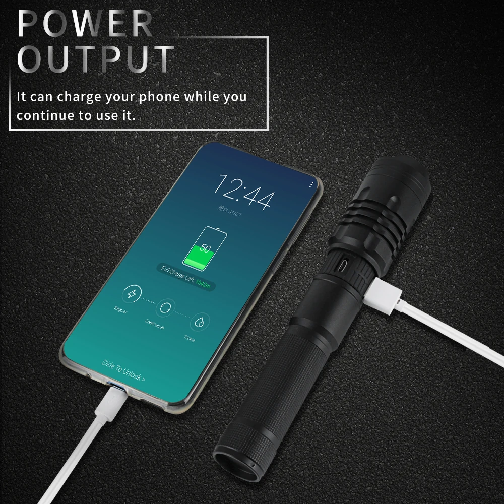 Продажа BORUiT супер яркий светодиодный вспышка светильник с 18650 Батарея 5-Режим масштабирования фонарь Перезаряжаемые Фонари Мощность банк Отдых на п... Купить BORUiT супер яркий светодиодный вспышка светильник с 18650 Батарея 5-Режим масштабирования фонарь Перезаряжаемые Фонари Мощность банк Отдых на п...