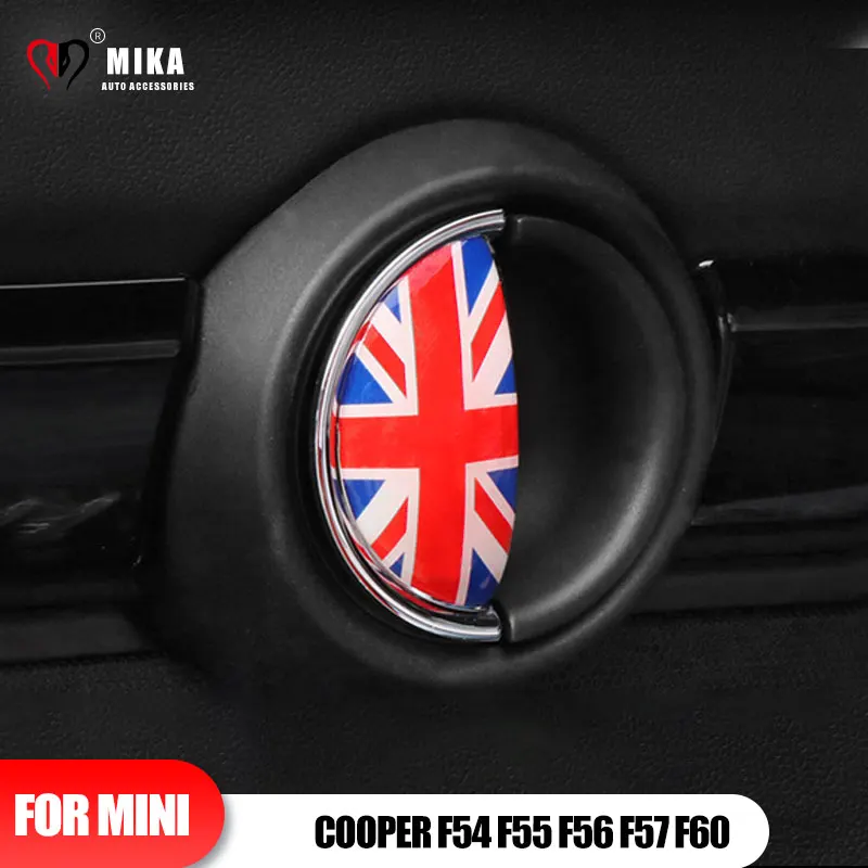

2 шт. для MINI COOPER F54 F55 F56 F57 F60 дверная ручка интерьерные 3D эпоксидные наклейки переводные наклейки для авто аксессуары декоративный Стайлинг