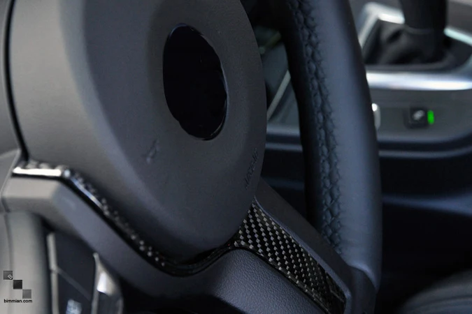 Для BMW F20 F22 F30 F31 F32 F33 F36 F10 F06 F12 F13 F15 F16 сменный стиль обшивка руля из углеродного