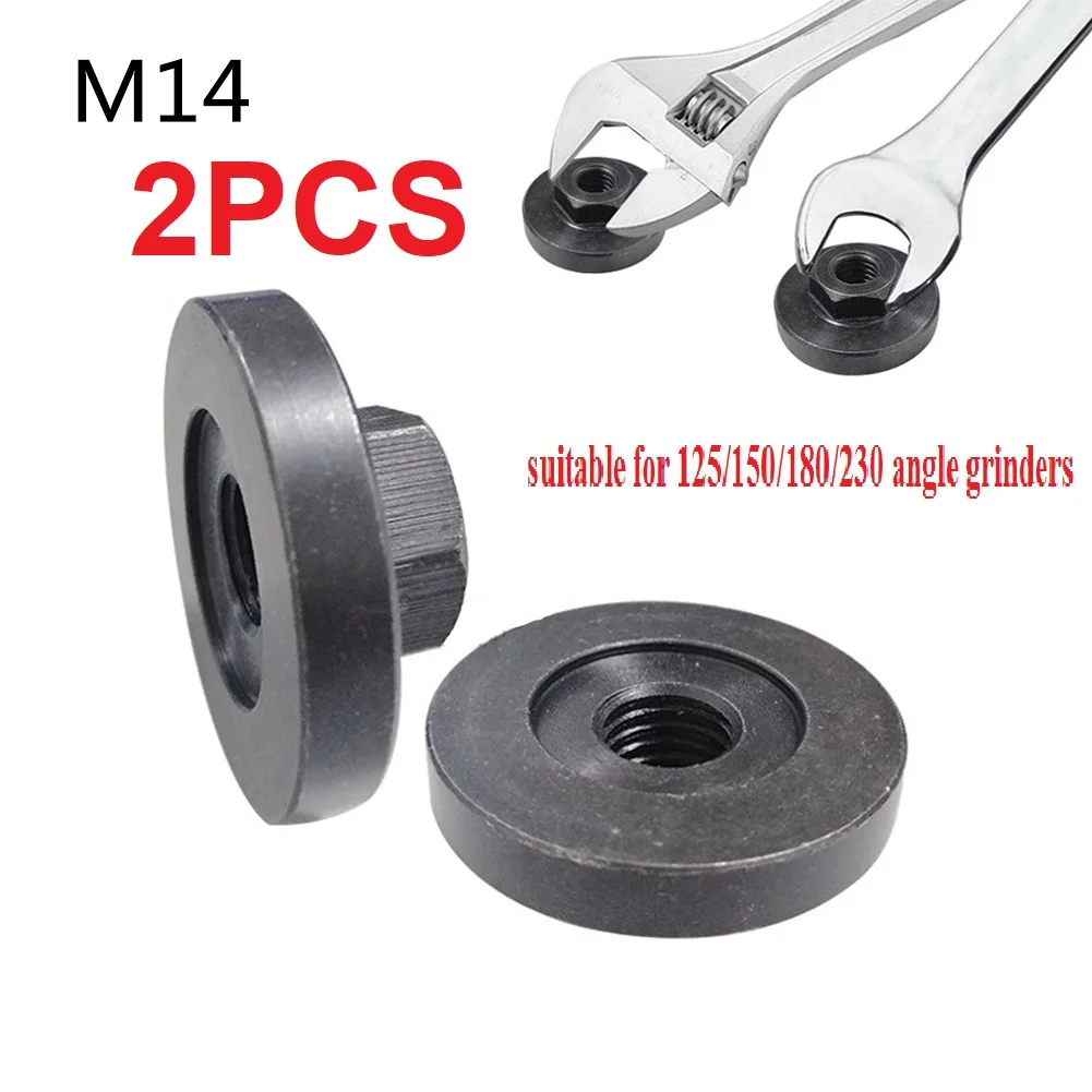 

Accessory Nut For 115/125/150/180/230 angle grinder Steel 2pcs 2pc 2* 2X