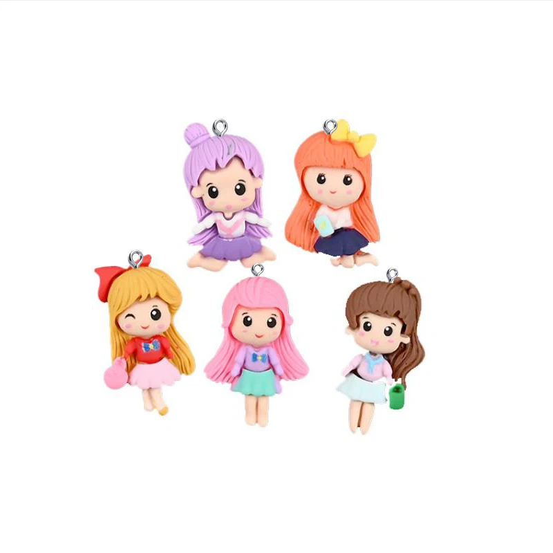 

Смола модные подстилка очарование принцессы Kawaii с плоской задней подвески для художественного оформления ногтей, Ручная работа ожерелье с...