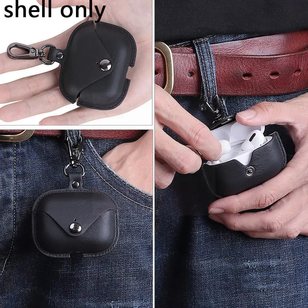 

Headset Protective Suitable For 3 Generation Airplads 3 Bluetooth Leather Storage Bag Hot Pressing Set Oil W0o5