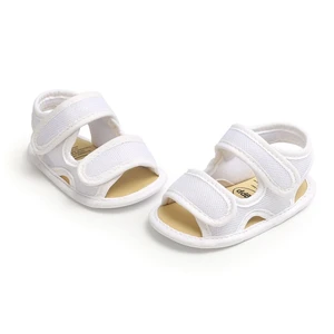 Сандалии Детские на мягкой подошве, дышащие, Нескользящие, удобная обувь для начинающих ходить мальчиков и девочек, летние