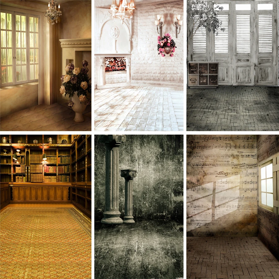 Nitree Подставки для фотографий фон в помещении студийной съемки стиле ретро