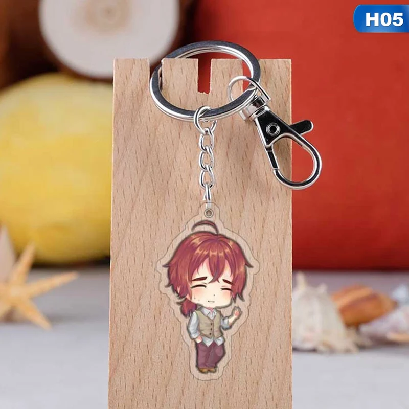 Модный Фиолетовый эвергарден аниме акриловый брелок милый забавный Porte Clefs сумка кулон ювелирные аксессуары Brelok Do Kluczy детские игрушки - Цвет: H05