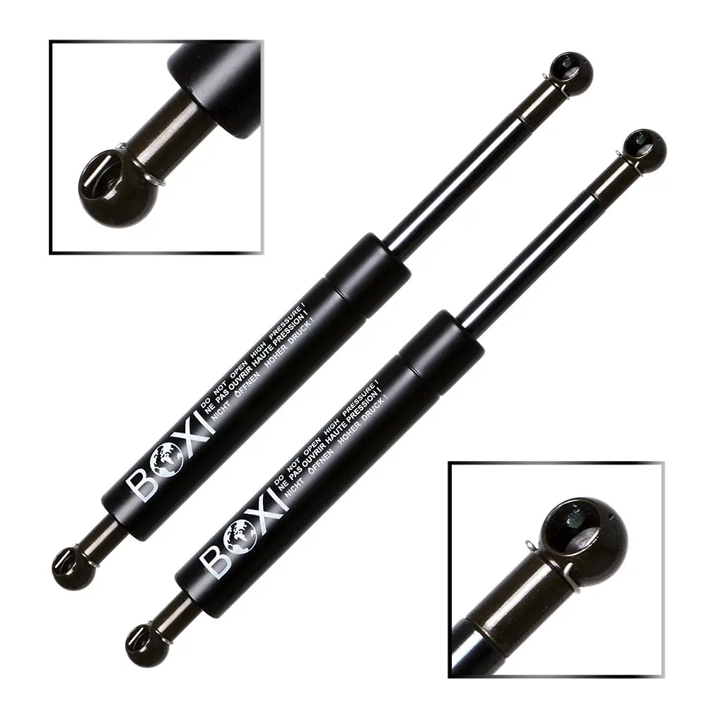 

2pcs 4568 Lift Supports Extended Length 29.50 inch Compressed 17.50 inch Force 85 Lbs 1/2" Ball Socket Metal Ends PM2048 716821