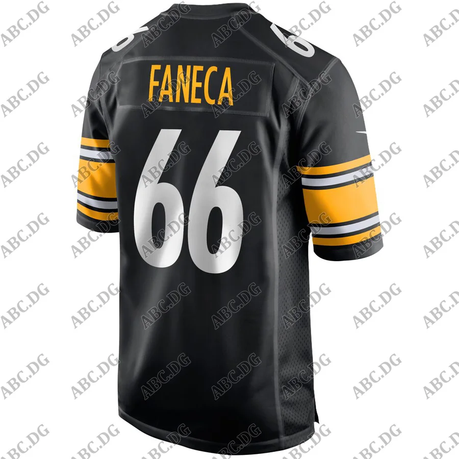 

Men Women Kid Youth Pittsburgh Alan Faneca Black Game Retired Player Jersey