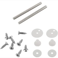 1 pair toilet seat hinge replacement parts mountings with screws bolts and nuts closestool hinge mountings hardware kit p15d