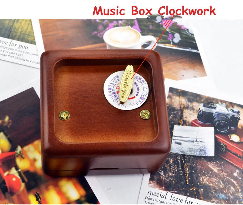 Изготовленная на заказ деревянная музыкальная шкатулка оптом розница бутик