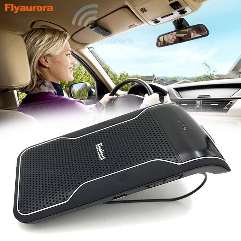 

Car Visor On-board Bluetooth Car Kit MP3 Music Player Multipoint Speaker Phone 4.1 Wireless Handsfree for Earphone Smartphone