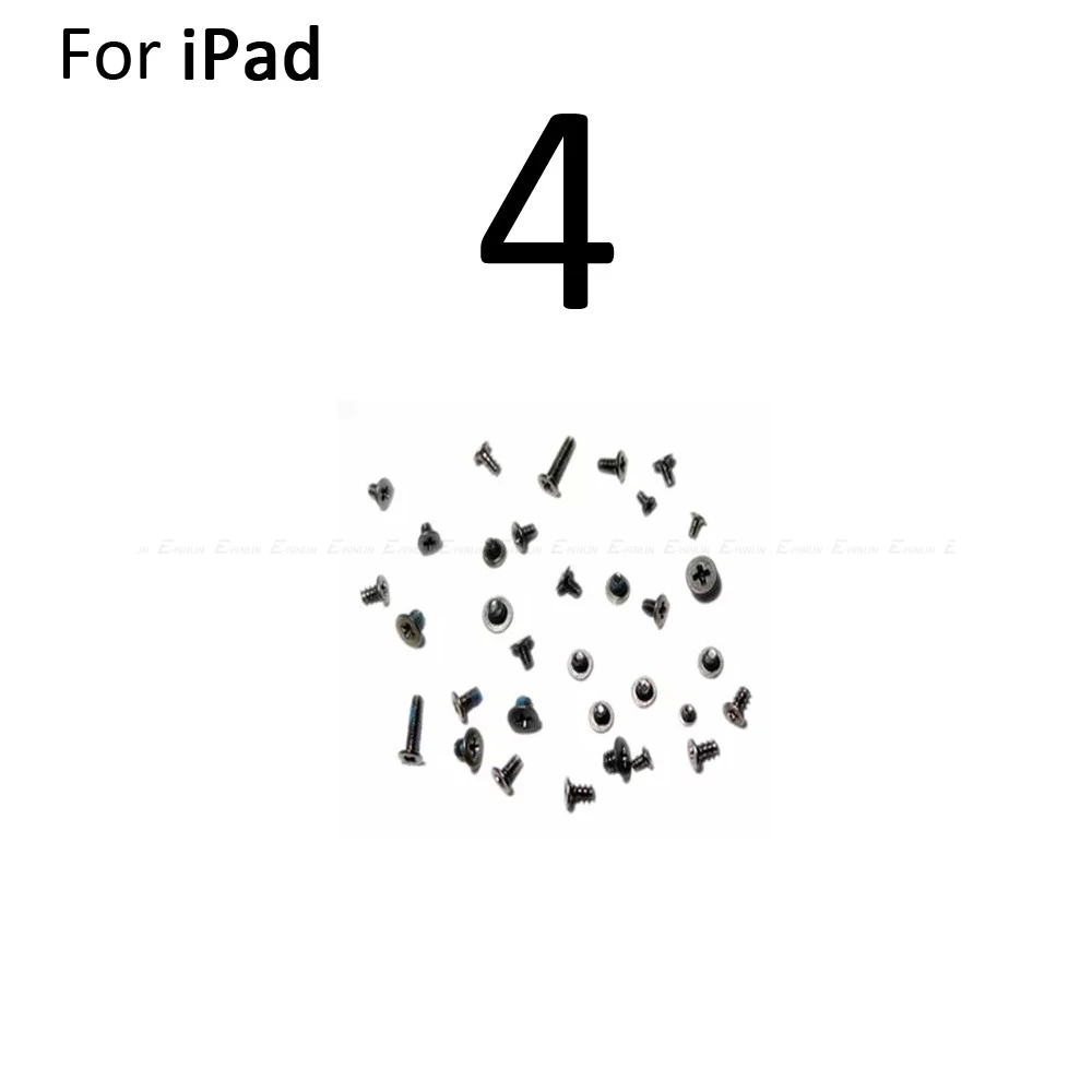 Новые внутренние аксессуары болт с нижней крепежные винты для iPad 4 Air Mini 1 2 3 полный набор винтов запасные части - Цвет: For iPad 4