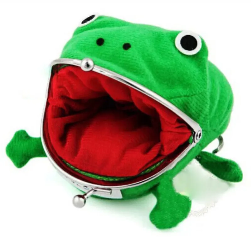 

Kids Small Wallet Cartoon Coin Purses Women Money Earphone Change Purse Bags Children Lovely Frog Wallet Key Holder Card Pouch