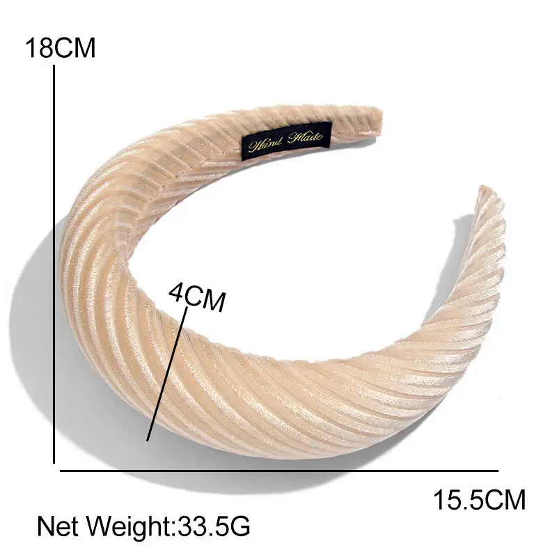 Flatfoosie Thick Velvet Women Headbands Hair Accessories Head Band Fashion Headwear 4CM Wide High Quality Hairbands For Woman | Украшения и