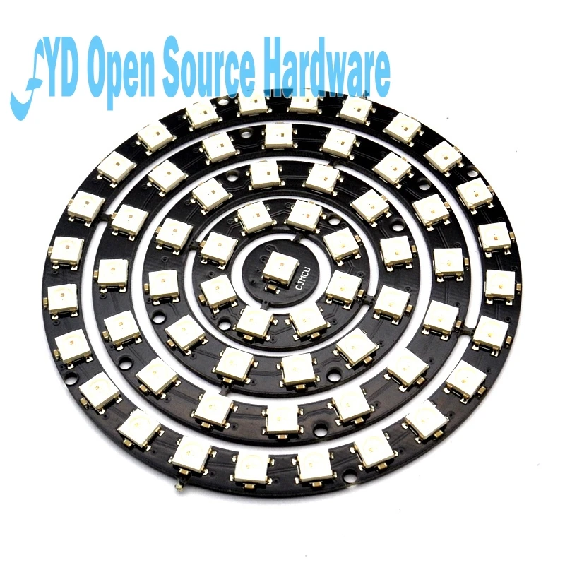 61 бит 61X WS2812 5050 RGB LED лампа Light с integrated драйверы FZ1583|light led|light led lightled lighting rgb |