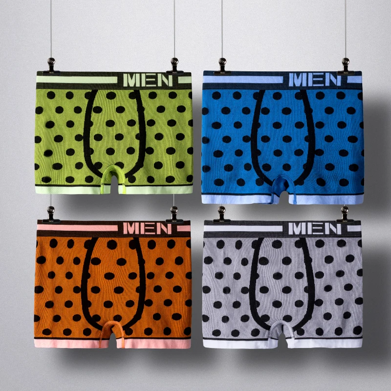 4 шт./лот сексуальное шелковое нижнее белье мужские камуфляжные боксеры шорты