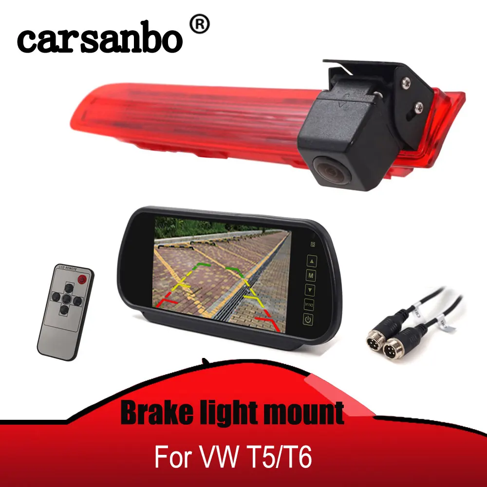 Автомобильный тормозной светильник заднего вида камера для T5/T6 парковочная хода