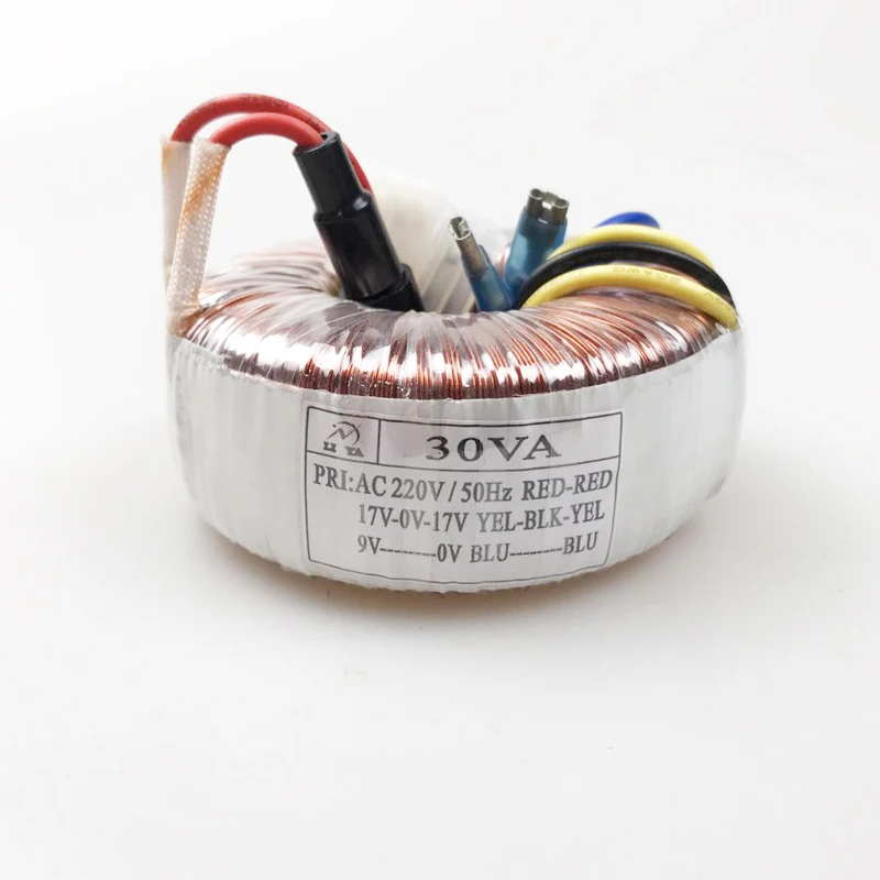 KYYSLB X 5 30 Вт тороидальный трансформатор 220 В на двойной 17 в один 9 усилитель
