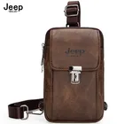 Мужская повседневная сумка на плечо JEEP BULUO, оранжевая небольшая многофункциональная сумка-мессенджер, Повседневная Сумка На плечевом ремне, все сезоны,