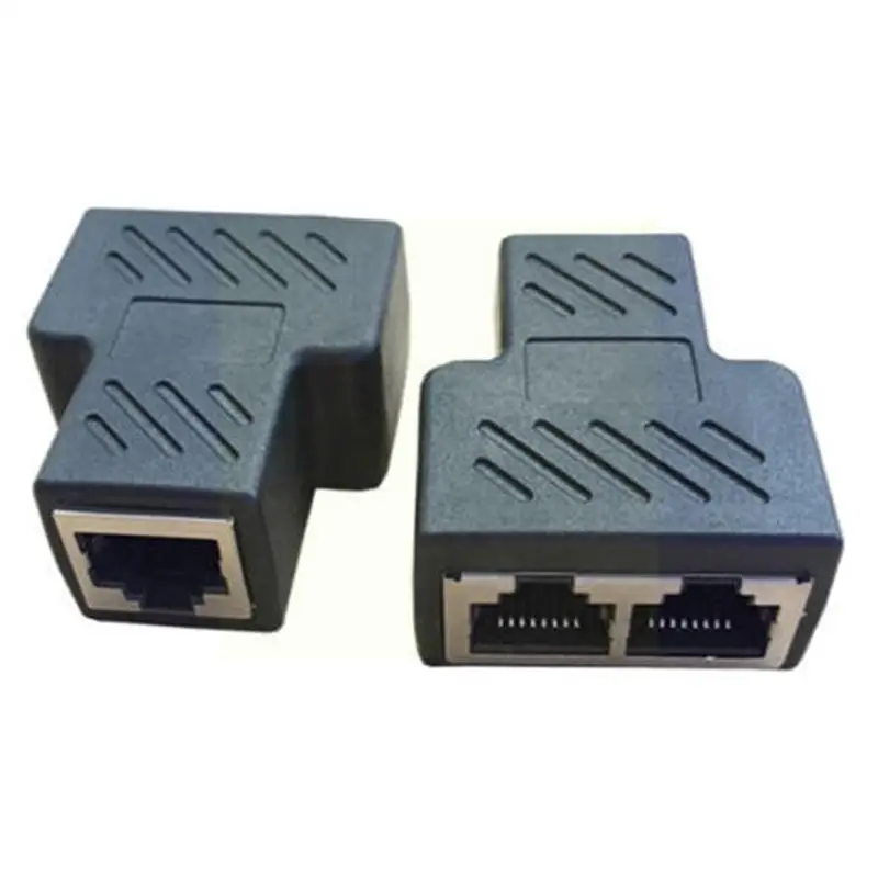 Разветвитель сетевого кабеля Rj 45 с 2 портами разъем 8p8c Lan Cat6 адаптер Cat5 Ethernet F7l7 |