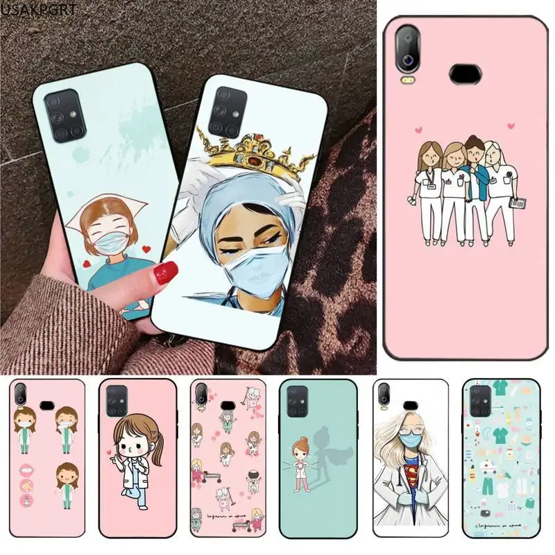 

Cartoon Medicine Doctor Nurse Phone Case For Samsung Galaxy A21S A01 A11 A31 A81 A10 A20E A30 A40 A50 A70 A80 A71 A51