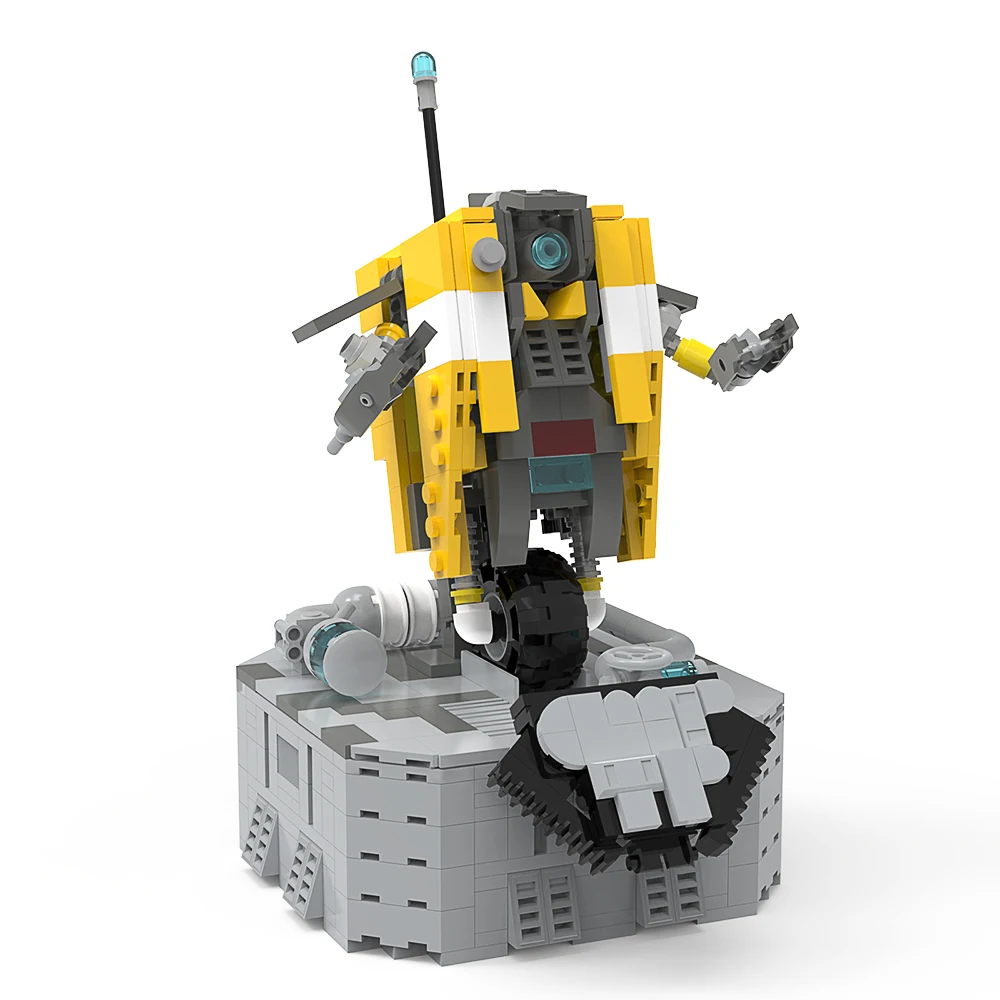

MOC Building Blocks C5684 Game Claptrap Hyperion Robot CL4P-TP Kit Character Wizard Figure Brick Model Toys Birthday Gifts