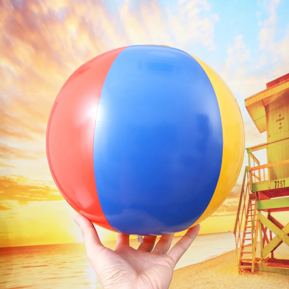 

NUOLUX 12 Pcs Inflatable Beach Balls For Swimming Pools Party Playing Kids Children Beach Toys