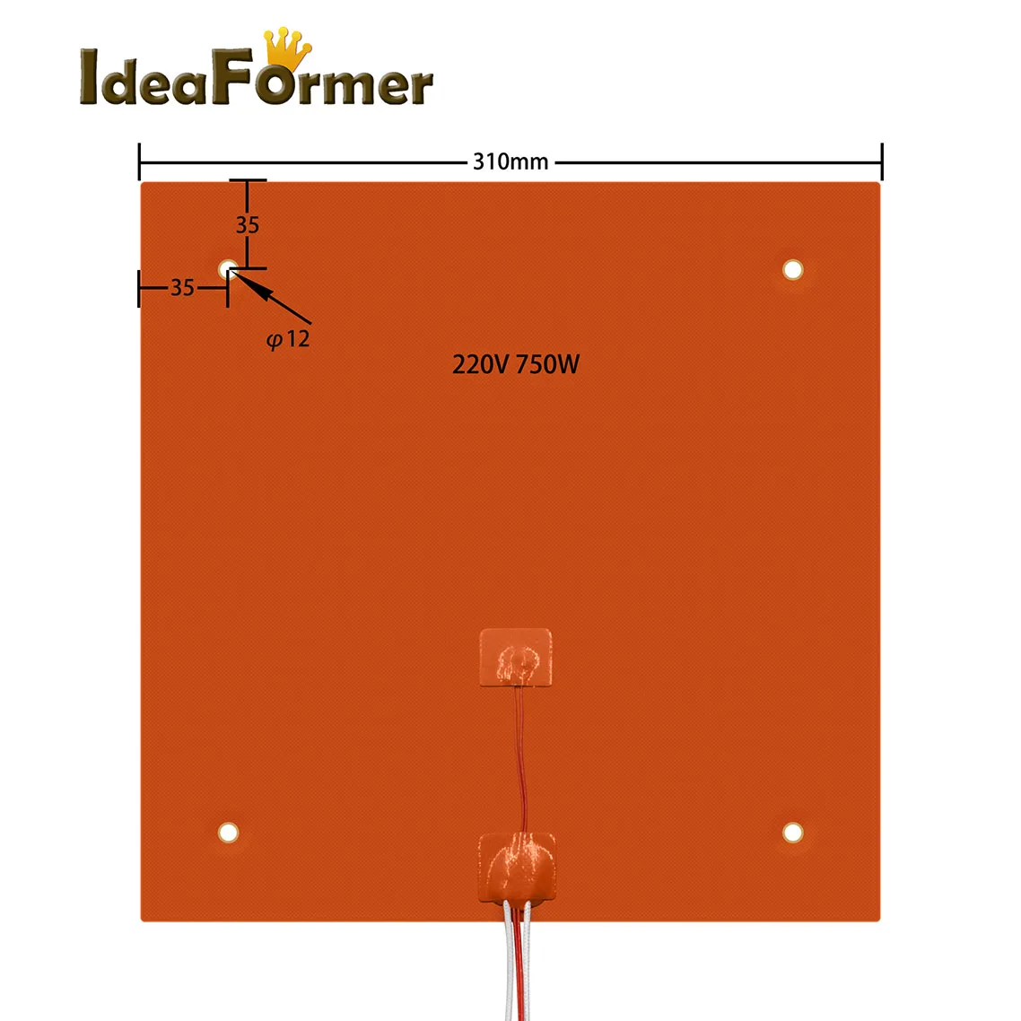 Оранжевая грелка электрические Силиконовые Резиновые грелки водонепроницаемые