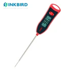 Термометр INKBIRD для мяса, водостойкий цифровой пищевой термометр с уровнем IPX5, мгновенное считывание, одна кнопка управления, для барбекю и гриля