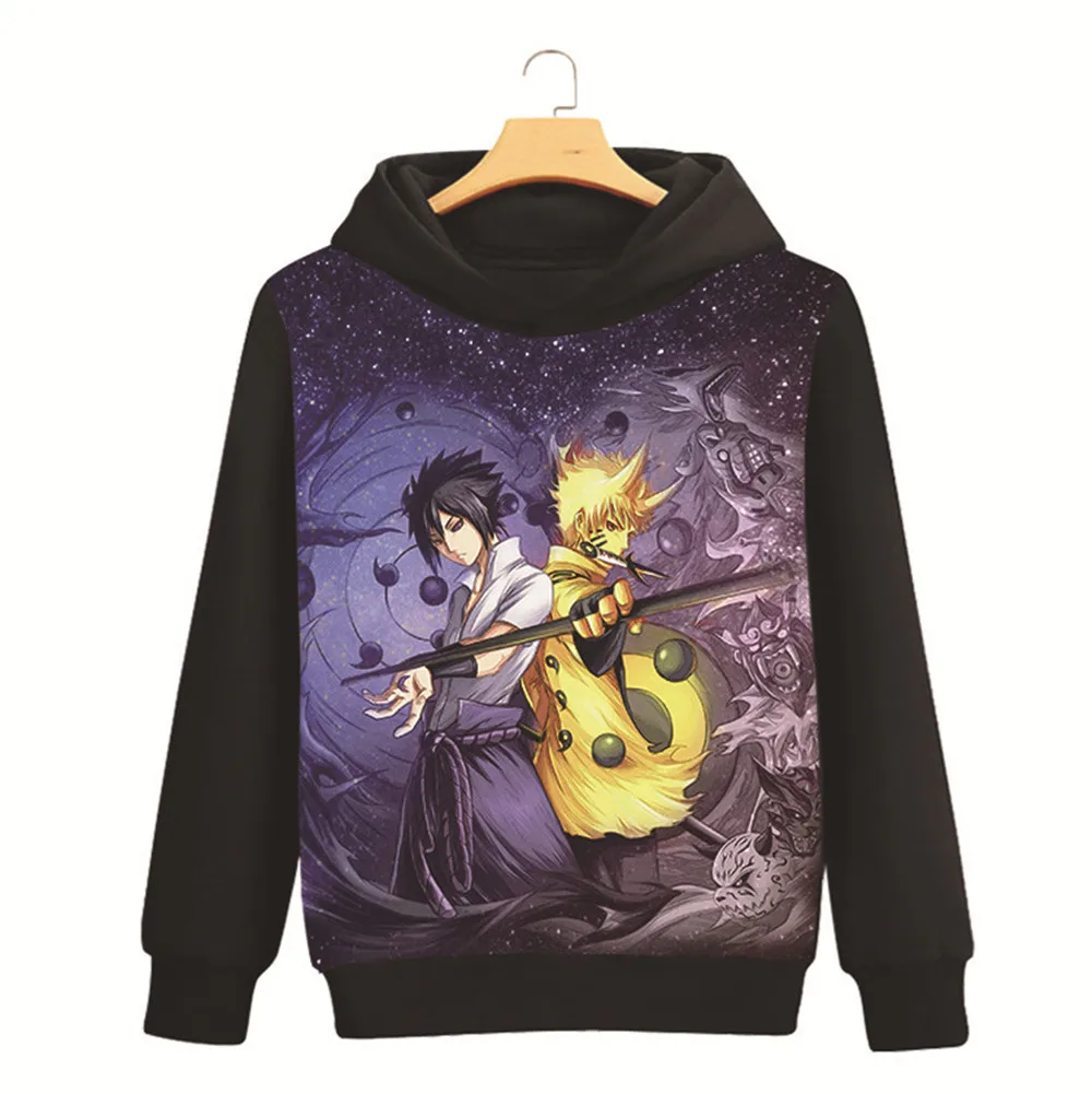 Хатаке Какаши Харуно Сакура Учиха сасуке Узумаки Наруто 3D свитер с капюшоном