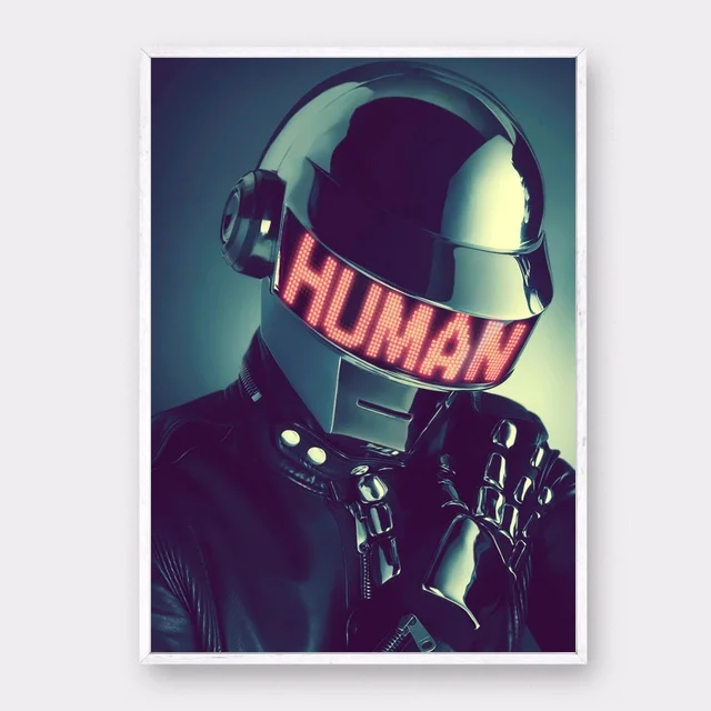 Daft Punk музыкальный Рэппер постер холст Художественная печать настенные картины