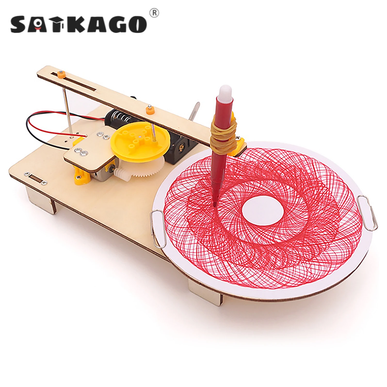 Деревянный Электрический плоттер для самостоятельной сборки физический научный