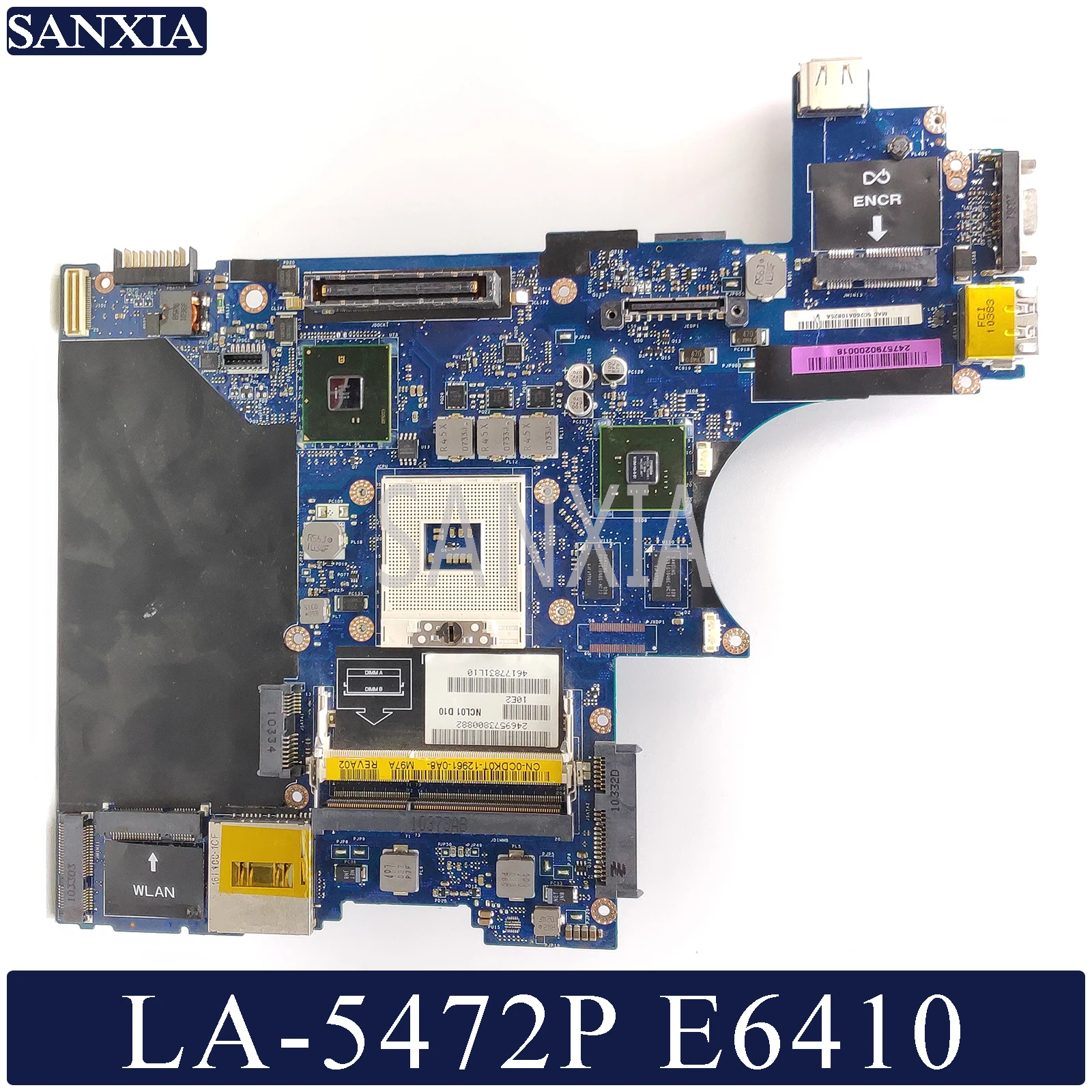 

KEFU LA-5472P Laptop motherboard for Dell Latitude E6410 original mainboard