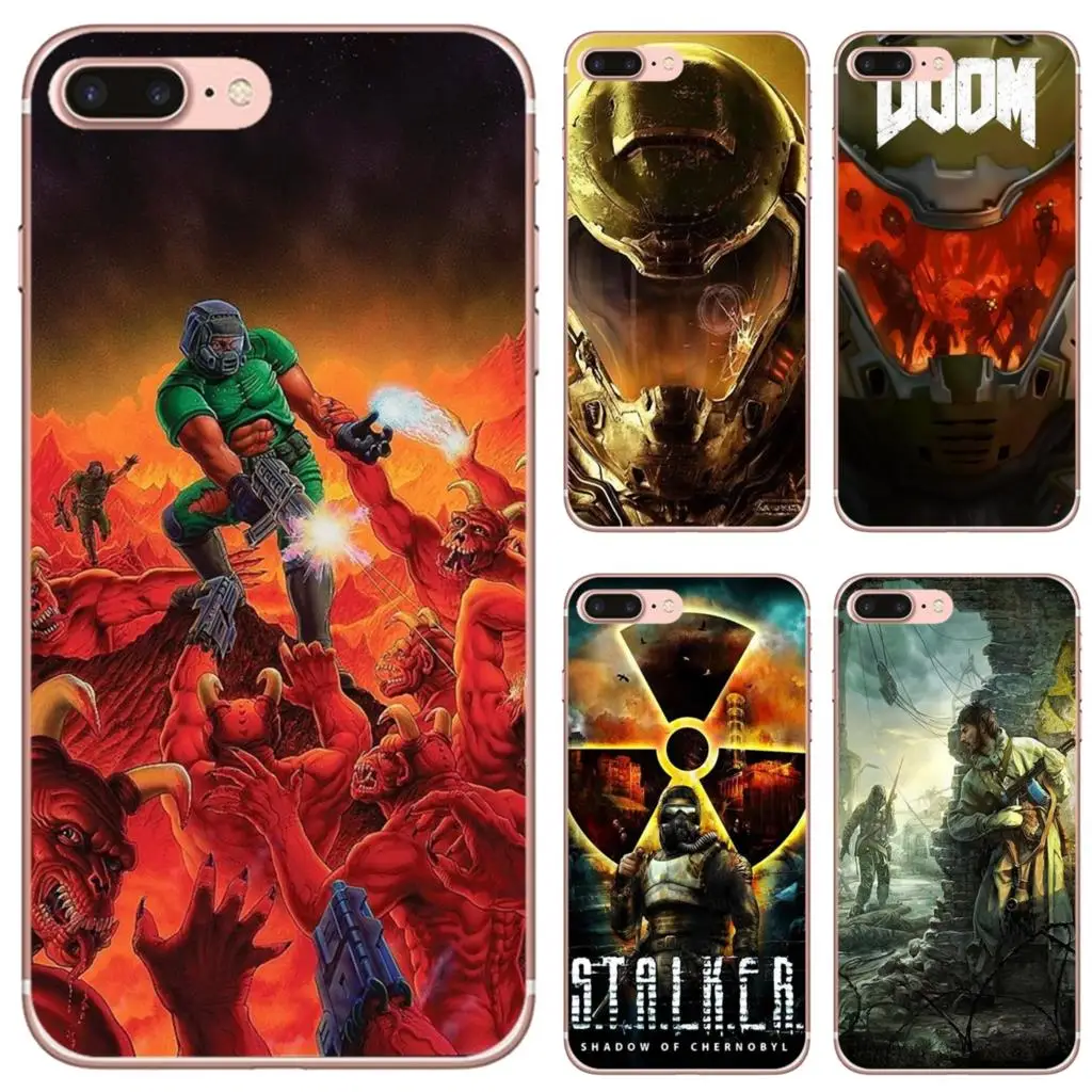 

Silicone Phone Cover Bag Doom H1Z1 Stalker Game For iPhone 10 11 12 13 Mini Pro 4S 5S SE 5C 6 6S 7 8 X XR XS Plus Max 2020