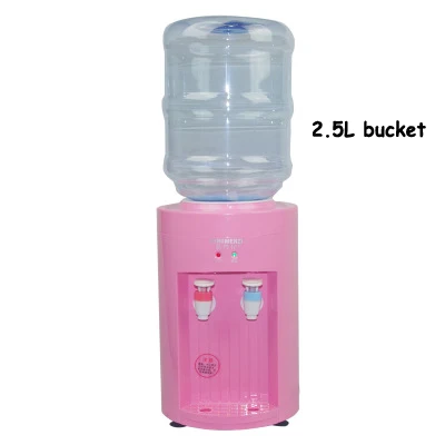 Pink Мини 220 В машина для горячих напитков л электрический портативный белый качественный Настольный диспенсер для воды - Цвет: Pink