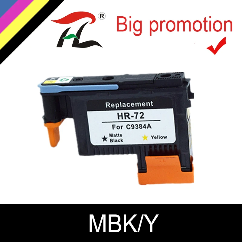 Печатная головка YLC C9380A C9383A C9384A печатающая для HP 72 DesignJet T1100 T1120 T1120ps T1200 T1300 T1300ps T2300