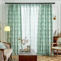 american country curtains for living dining room bedroompastoral cotton and linen blackout modern minimalist curtains