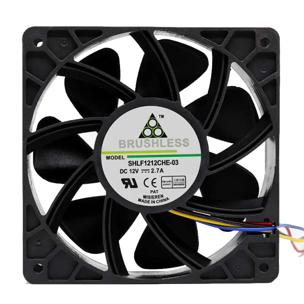 2 шт. 120x120x38 мм 12V 4Pin DC бесщеточный ПК для рабочего кабинета охлаждающий вентилятор