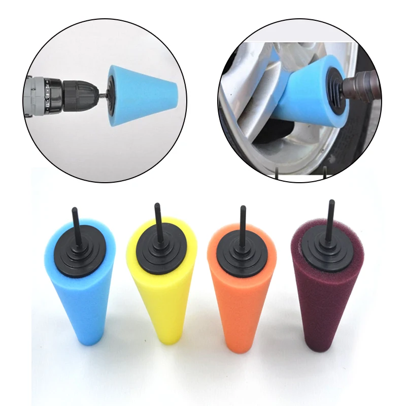 Губка для полировки автомобильных колес используемая электродрели 3 дюйма/4