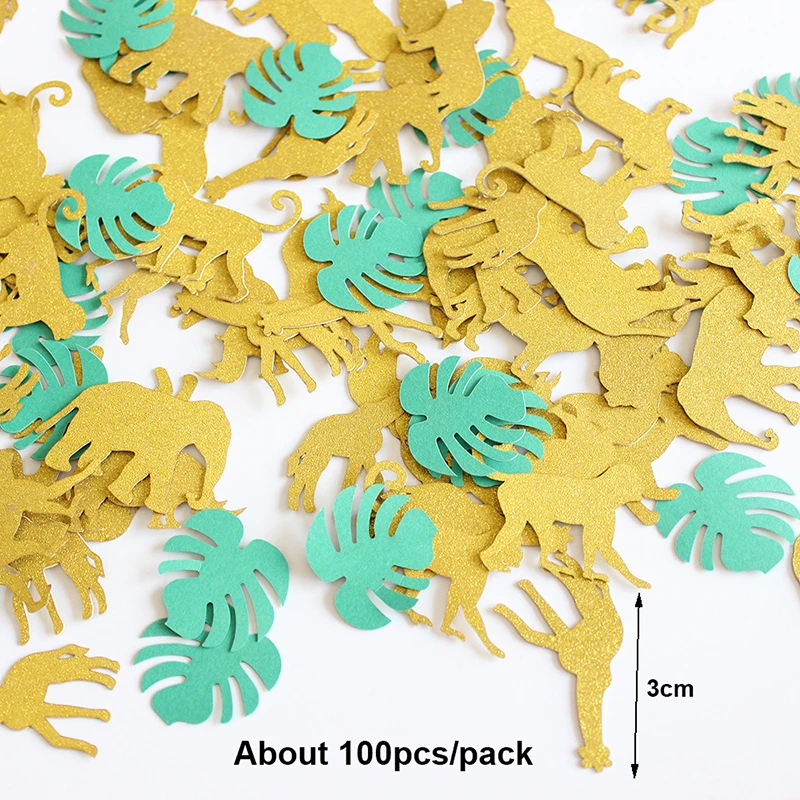 

Safari Birthday Party Jungle Decoration Confetti Baby Shower Supplies