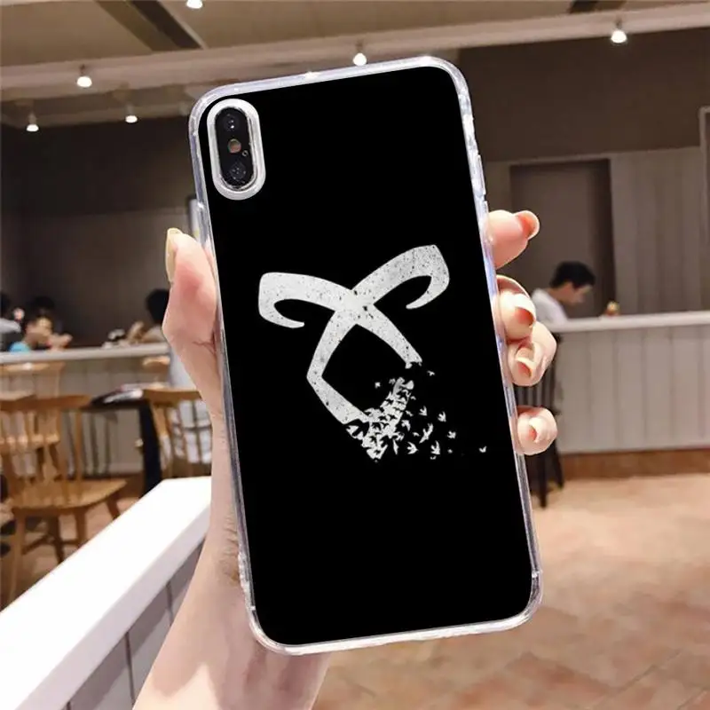 

shadowhunters TV series Phone Case Transparent soft For iphone 5 5s 5c se 6 6s 7 8 11 12 plus mini x xs xr pro max