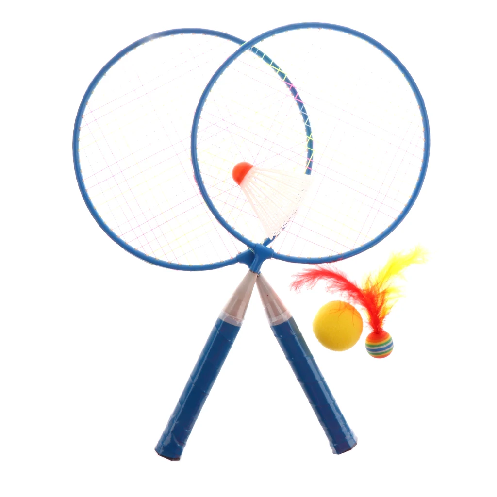 Детские Мини-ракетки для бадминтона теннисные ракетки птиц полный набор