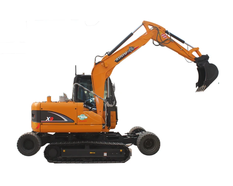 

wheel-crawler excavator X8 X9 amphibious excavator patent digger