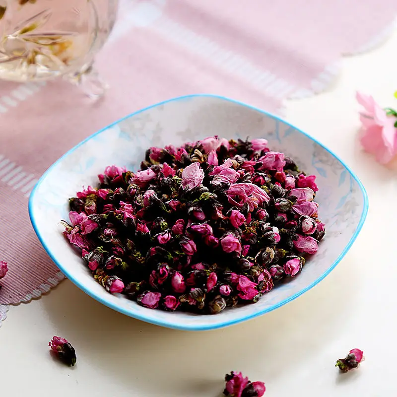 Тускнеют отбеливают и питают кожу чай с сушеными цветами персика 40 г банка