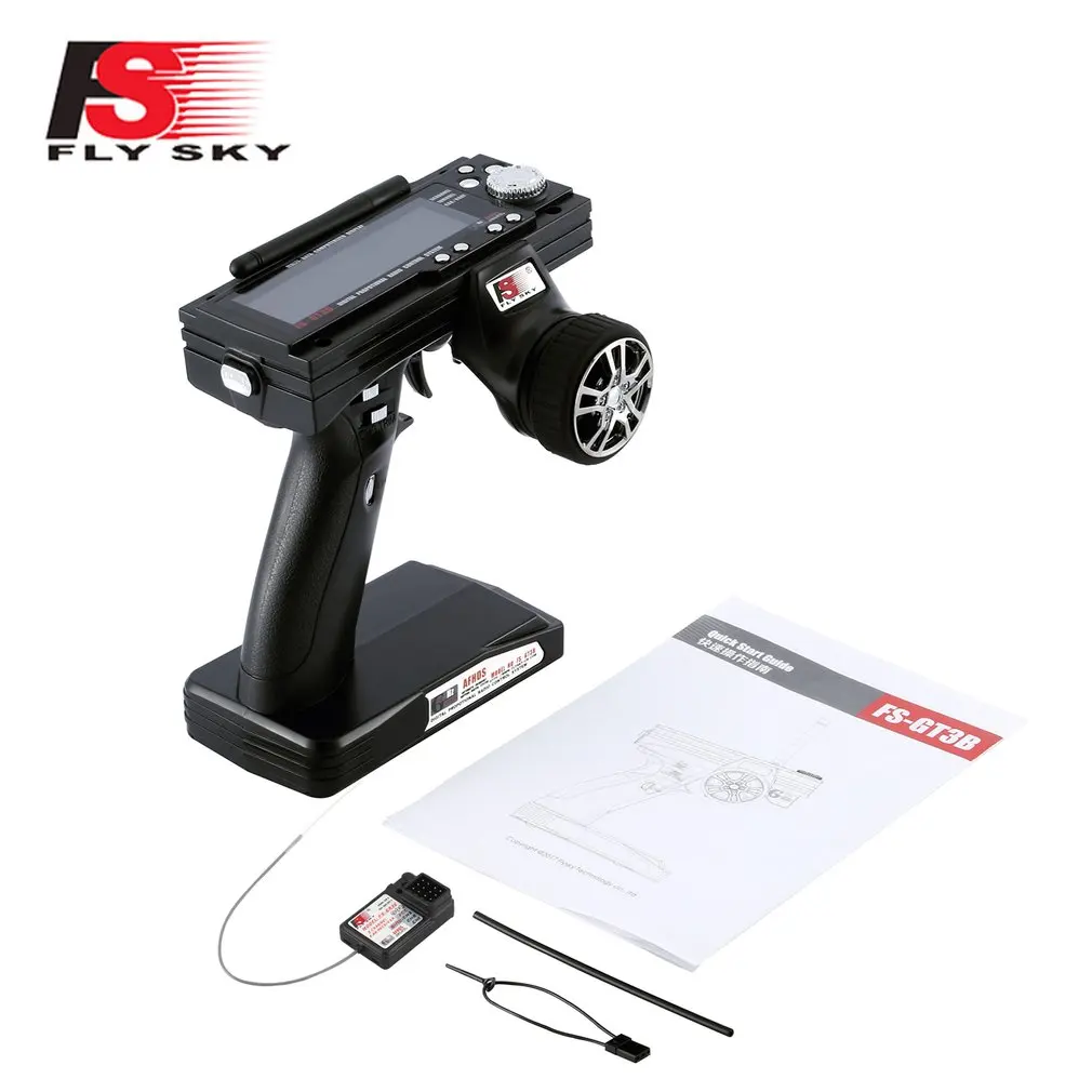 

Flysky FS-IT3B FS-GT3B 2.4G 3ch RC System Gun remote control transmitter & receiver For RC Car RC Boat