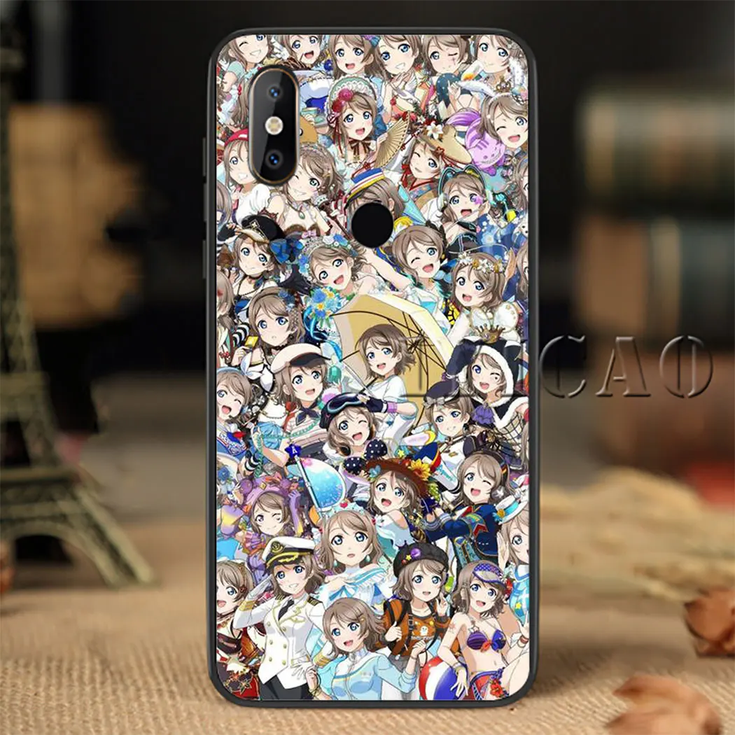 Мягкий силиконовый чехол для телефона Love Live Sunshine Redmi Note 4X 5 6 7 8 Pro 5A 16 ГБ 32 64 Prime |