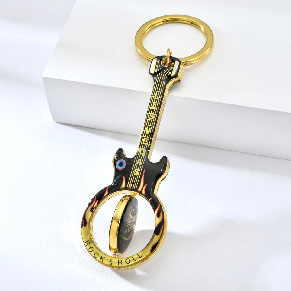 Vicney Новое поступление брелок-гитара в Лас-Вегасе трендовый стиль брелок для