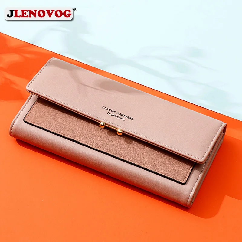 Высокое качество Rfid Длинный кошелек на молнии женские Роскошные ПУ кожаные