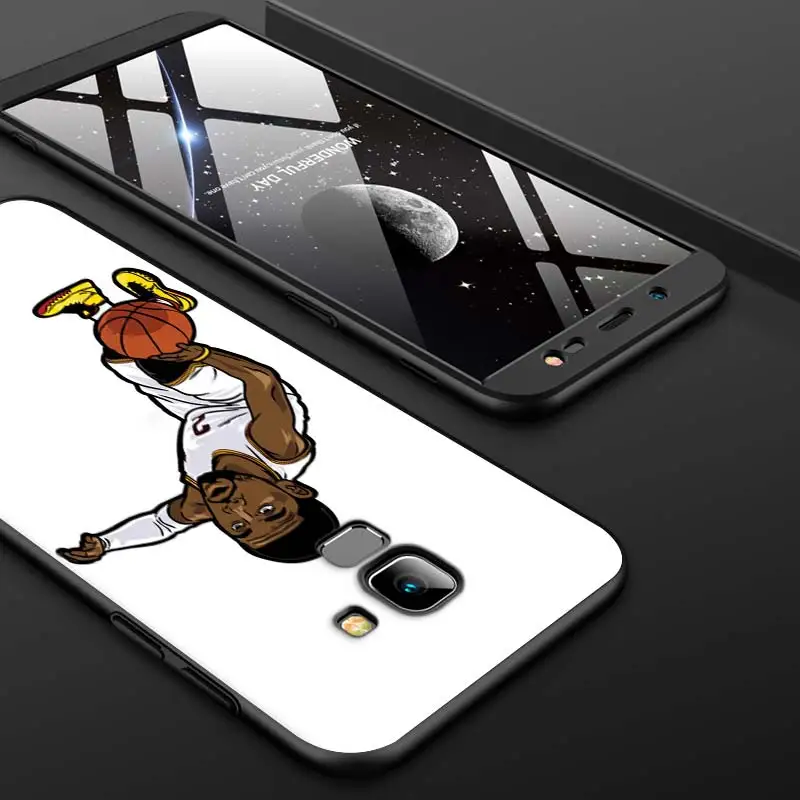 

Basketball cartoon character for Samsung J7 Duo J2 J4 J8 J730 J6 J530 J5 J3 Prime Plus Core 2018 2017 2016 EU Black Phone Case