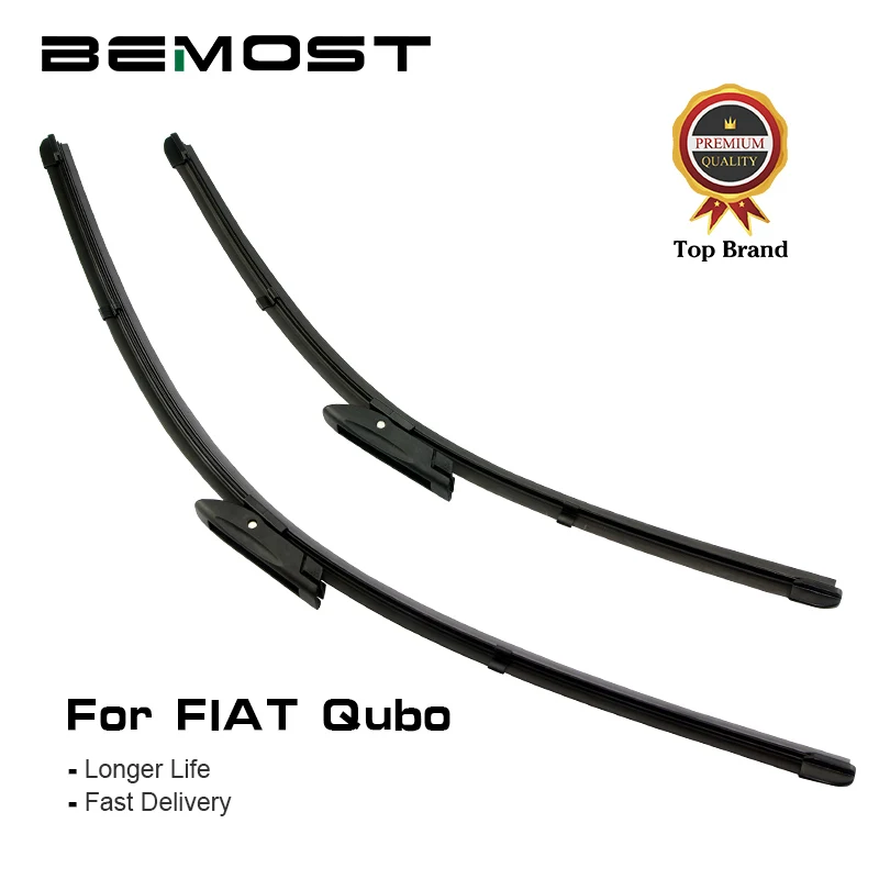 

BEMOST Car Front Window Windshield Wiper Blades For Fiat Qubo 26"+19",2008 2009 2010 2011 2012 2013 2014 2015 2016 Bayonet