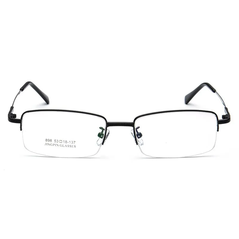 width-139 New men Elastic glasses temple eyeglasses frames male half rim memory titanium alloy Myopia optical eyewear | Аксессуары для